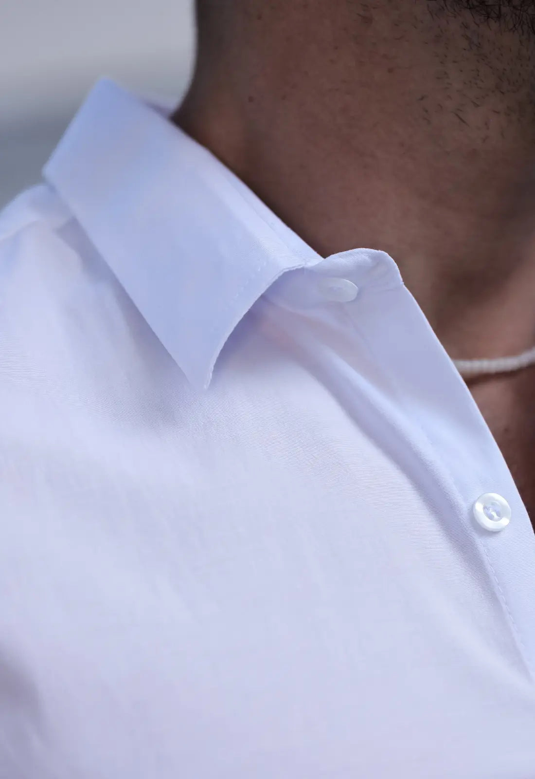 Camisa Masculina Manga Longa Slim Branca - Imagem 6