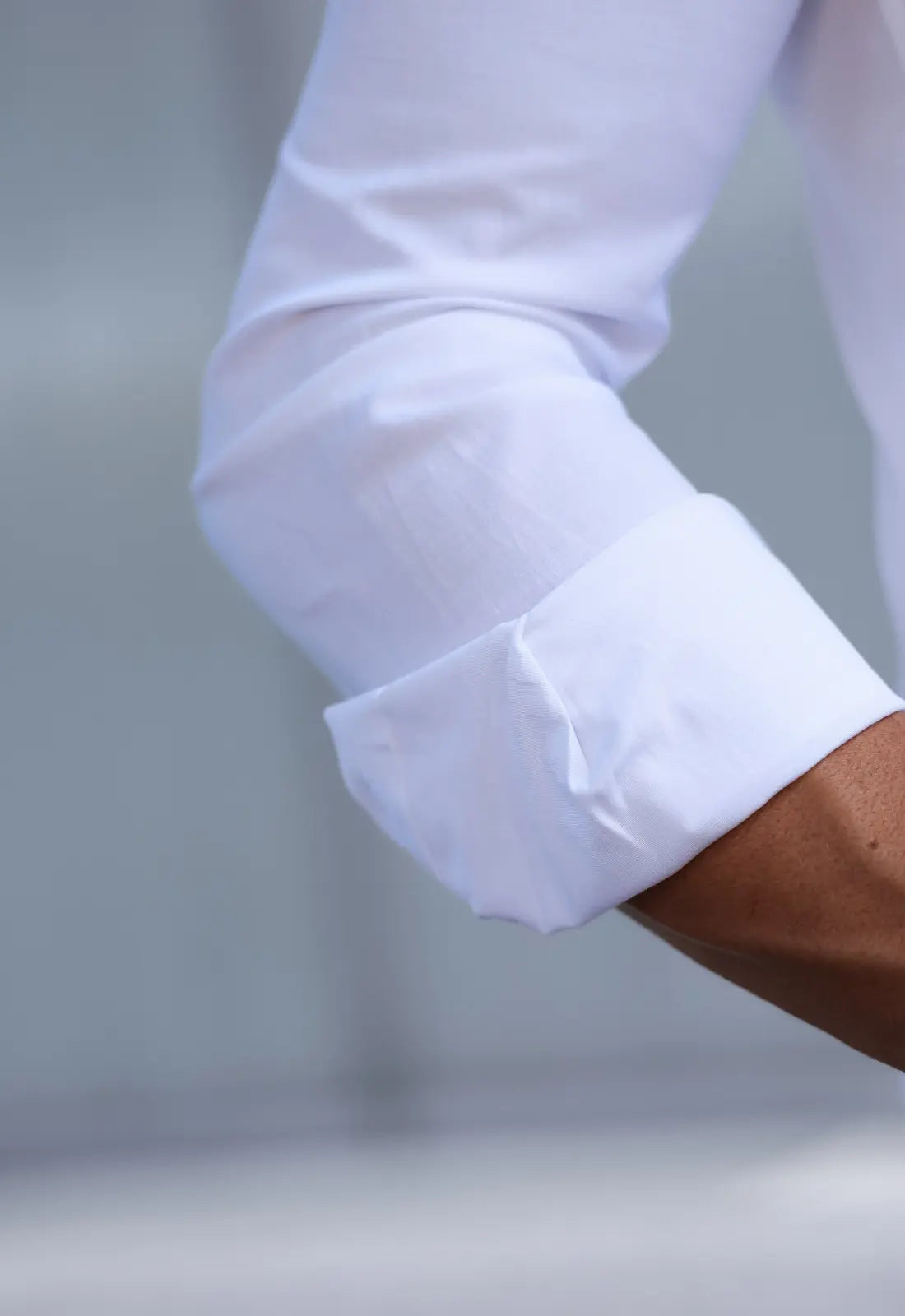 Camisa Masculina Manga Longa Slim Branca - Imagem 7